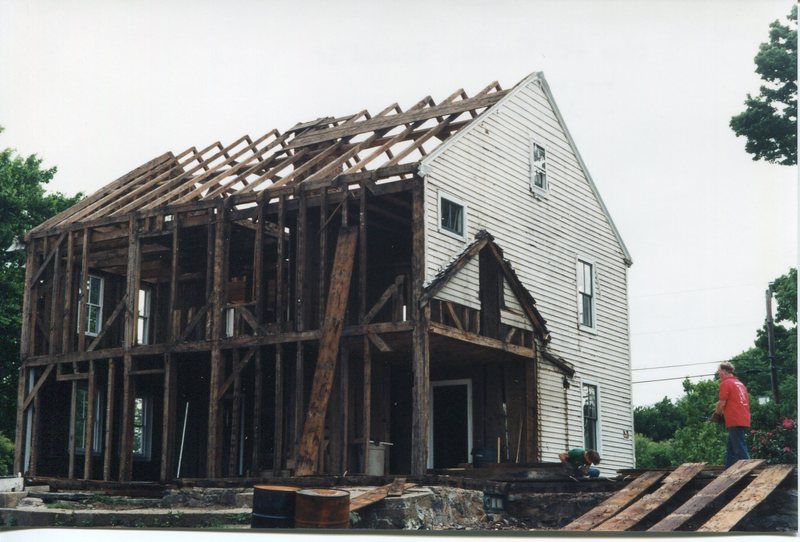 Timothy Seward Jr. house, 246 Goose Lane, rear of house, deconstruction, May, 1999, now storage units.jpg Timothy Seward Jr. house, 246 Goose Lane, rear of house, deconstruction, May, 1999, now storage units.jpg