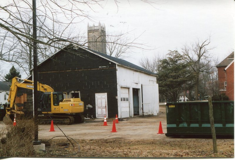 Guilford Town Hall barn demolition March 23, 2005.jpg Guilford Town Hall barn demolition March 23, 2005.jpg